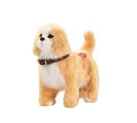 Chien robot interactif - 8,66 pouces de robot réaliste chiot | 260g Walking Barking Chien de barrage - doux mignon plein de personnalité jouet éducatif parfait pour les enfant filles garçons adultes