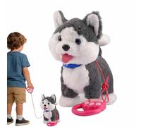 Chien robot interactif avec télécommande pour marcher, animation qui chante et aboie pour animaux de compagnie, pour famille, , fêtes, anniversaires, Noël, éducation et jeu