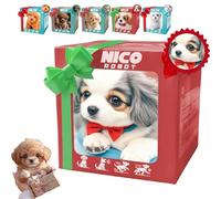 Chien Robot interactif - Chiot Robot IA réaliste Qui Marche, aboie et remue la Queue, Plusieurs Styles adorables, Compagnon sûr et engageant pour Tous Les âges. D