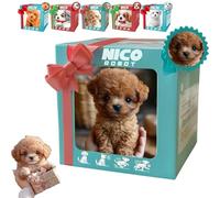 Chien Robot interactif - Chiot Robot IA réaliste Qui Marche, aboie et remue la Queue, Plusieurs Styles adorables, Compagnon sûr et engageant pour Tous Les âges. A