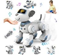 Chien Robot Interactif - VATOS - Modèle Intelligent - 17 Fonctions - Rechargeable USB - Bleu