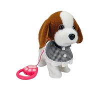 Chien Robot - Jouet en Peluche Chien Doudou, Musical avec Langue qui Lèche | Pour Garçons Filles Ados Fêtes Anniversaire Maison Voyage Chambre Séjour Jardin Intérieur