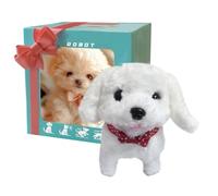 Chien Robot, Mon Chiot Robot Réaliste, Chien Qui Agit comme Un Vrai C-Hien, Jouet Électronique Interactif en Peluche R-obotique, Jouet Peluche De Simulation Créative pour Adultes Et
