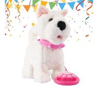 Chien Robot - Peluche 25.0x13.0x29.0cm | Réaliste Doux Intelligent | Chiot Robot Sensible au Toucher avec Son Et Mimétisme Anniversaire Noël Filles
