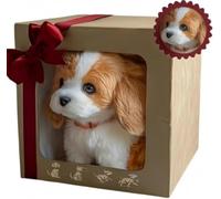 Chien robot pour Version améliorée ,Mise à niveau mon chiot robot réaliste qui agit comme un vrai chiot - Marche, aboie, remue la queue,Un chien jouet qui marche et aboie,Emballage de boîte cadeau