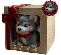 Chien robot pour Version améliorée , Nouveau Mon chiot robot réaliste qui agit comme un vrai chiot - Marche, aboie, remue la queue,Un chien jouet qui marche et aboie,Emballage de boîte cadeau