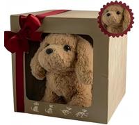 Chien robot pour Version améliorée , Nouveau Mon chiot robot réaliste qui agit comme un vrai chiot - Marche, aboie, remue la queue,Un chien jouet qui marche et aboie,Emballage de boîte cadeau