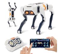 Chien Robot Programmable Jouet STEM pour Enfants avec Batterie 1200 mAh | Chien Robot Intelligent Télécommande, Appli et Voix Programmable (20+ Figures). STEM, Idéal pour Enfants de 3 à 12 ans