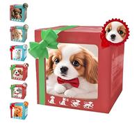 Chien Robot Qui Agit comme Un Vrai, Mon Chiot Robot Réaliste, Simulation De Mouvement De Chiot en Peluche Interactive Réaliste pour Adultes, Marche, Aboiement, pour Les Amoureux des Animaux 05