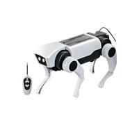 Chien robot réaliste - Chiot électronique qui marche interactif, performances acrobatiques programmables, kit éducatif avec batterie rechargeable, jouet solaire | technologie de détection tatt