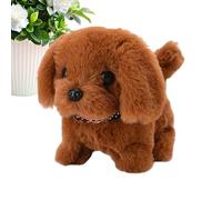 Chien Robot réaliste : Peluches électroniques, Jouet interactif pour Animaux de Compagnie, Chiots Qui marchent et sonnent | Chiot électrique pour, Maison, Voyage, crèche, intérieur