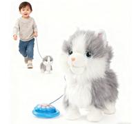 Chien Robot Réaliste Qui Marche Et Aboie, Peluche Interactive Musicale avec Marche, Aboiements Et Queue Qui Remue pour Adultes Style 2