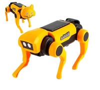 Chien robot solaire - Kits de science robotique intelligent bricolage mécanique de 5,31 pouces, kit de chien robot bricolage | Chiens robotiques pour construire des chiens solaires pour apprendre les