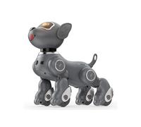 VATOS Chien Robot Télécommandé - Chien Robot avec 20+ Fonctions, Commande Vocale et 2.4 GHz, Danse et Musique pour Enfants 3-12 Ans