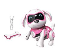 Chien robot télécommandé,chien robot Boutons d'image réalistes, chargement | Jouet robotique interactif programmable pour chiot pour garçons, filles, Noël, vacances, anniversai