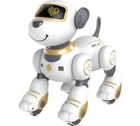Chien Robot Téléguidé Jouet Interactif Modèle Marcus pour Enfants Techkidz Dorée Dorée