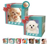 Chien robotique IA amélioré pour adultes, chiot robot réaliste, peluche interactive qui éveille la curiosité, capable de marcher, d'aboyer et de remuer la queue, pour enfants et adultes (A+B#)