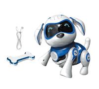 Chien robotique interactif | Recharge USB chante danse animal domestique réaliste électronique avec boutons d'image fonctionnels Jouet robot interactif programmable pour le divertissement