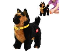 Chien Robotisé - Jouet Robotique Chiot Réaliste Imitation Chien Véritable - Peluche Éducative pour Adolescents Adultes Maison Chambre Salle de Classe Voyage Jardin Intérieur Anniversaire Fête | Cadeau