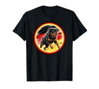 Chien Rottweiler Mignon et drôle - Drapeau de l'Allemagne T-Shirt