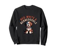 Chien Rouge, Blanc et Bernedoodle - Élection Politique Patriotique Sweatshirt