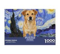 Chien Rural Chinois Puzzle 1000 Pièces Détente & Relaxation Animal de Compagnie Chien Illustration Colorée Adultes Et Enfants Dès 14 Ans38x26cm/1000pcs