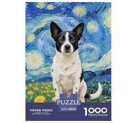 Chien Rural Chinois Puzzle De 1000 Pièces pour Adultes Art Collection Animal de Compagnie Chien Illustration Colorée pour Enfants À Partir De 14 Ans38x26cm/1000pcs