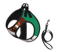 Chien Saint-Bernard,Harnais pour Animaux de Compagnie, Harnais réfléchissant réglable pour Chien,S