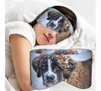 Chien Saint-Bernard, Masque de sommeil pour la maison, les voyages et le travail posté, couvrant entièrement les yeux et bloquant la lumière