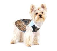 Chien Saint-Bernard,T-Shirt sans Manches en Coton pour Animaux de Compagnie, Gilet Respirant, Extensible et Doux,S