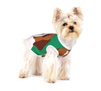 Chien Saint-Bernard,T-Shirt sans Manches en Coton pour Animaux de Compagnie, Gilet Respirant, Extensible et Doux,M