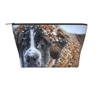Chien Saint-Bernard, Trousse de Toilette Trousse de Maquillage Sac à cosmétiques Trousse de Toilette de Voyage Portable