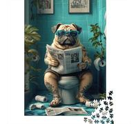 Chien Salle De Bain Journal 1000pcs Mini Puzzle pour Adolescents Éducatif