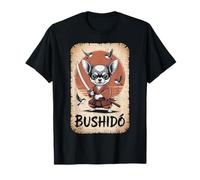Chien Samouraï Art Japonais Chihuahua Guerrier Bushido Katana T-Shirt