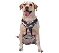 Chien Schnauzer Mignon,Harnais pour Animaux de Compagnie, Harnais réfléchissant réglable pour Chien,XL