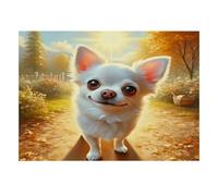 Chien Sentier 1000 Pièces Mini Puzzle pour Adultes | 38x26cm Carton, Décoration Maison, Coupe Précise, Cadeau Anniversaire, Détente