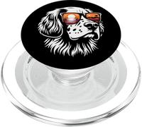 Chien Setter Anglais avec des Lunettes de Soleil Graphic PopSockets PopGrip pour MagSafe
