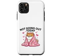 Chien Shiba Amusant « I'm Not Going Out Today » Coque pour iPhone 11 Pro Max