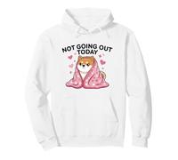 Chien Shiba Amusant « I'm Not Going Out Today » Sweat à Capuche