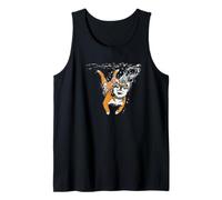 Chien Shiba Inu de plongée - Chien mème Japonais Amusant Débardeur