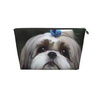 Chien Shih Tzu, Trousse de Toilette Trousse de Maquillage Sac à cosmétiques Trousse de Toilette de Voyage Portable