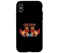Chien Shisa Lions Gardiens Okinawa Japon Coque pour iPhone X/XS