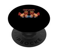 Chien Shisa Lions Gardiens Okinawa Japon PopSockets PopGrip Adhésif