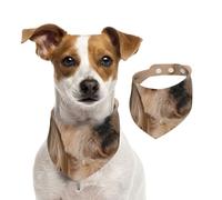 Chien Shitzu Mignon,Bandanas pour Chien, écharpe en Coton, Bavoirs réglables pour Animaux de Compagnie,M