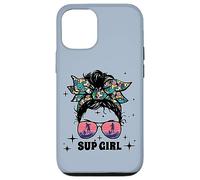 Chien-SUP-GIRL Stand Up Paddle board paddleboarding Supboard Coque pour iPhone 12/12 Pro