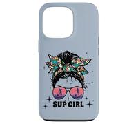 Chien-SUP-GIRL Stand Up Paddle board paddleboarding Supboard Coque pour iPhone 13 Pro