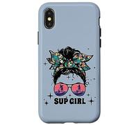 Chien-SUP-GIRL Stand Up Paddle board paddleboarding Supboard Coque pour iPhone X/XS