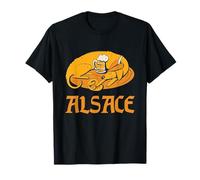 Chien Teckel Bretzel et Bière Alsacienne Cadeau Alsace T-Shirt