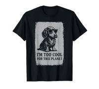 Chien Teckel Wiener Vintage à Poils Longs T-Shirt