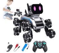 Chien Télécommandé - Chien Robotique pour,Robot Multidirectionnel pour Intérieur Extérieur Chambre Jardin Jouet Éducatif
